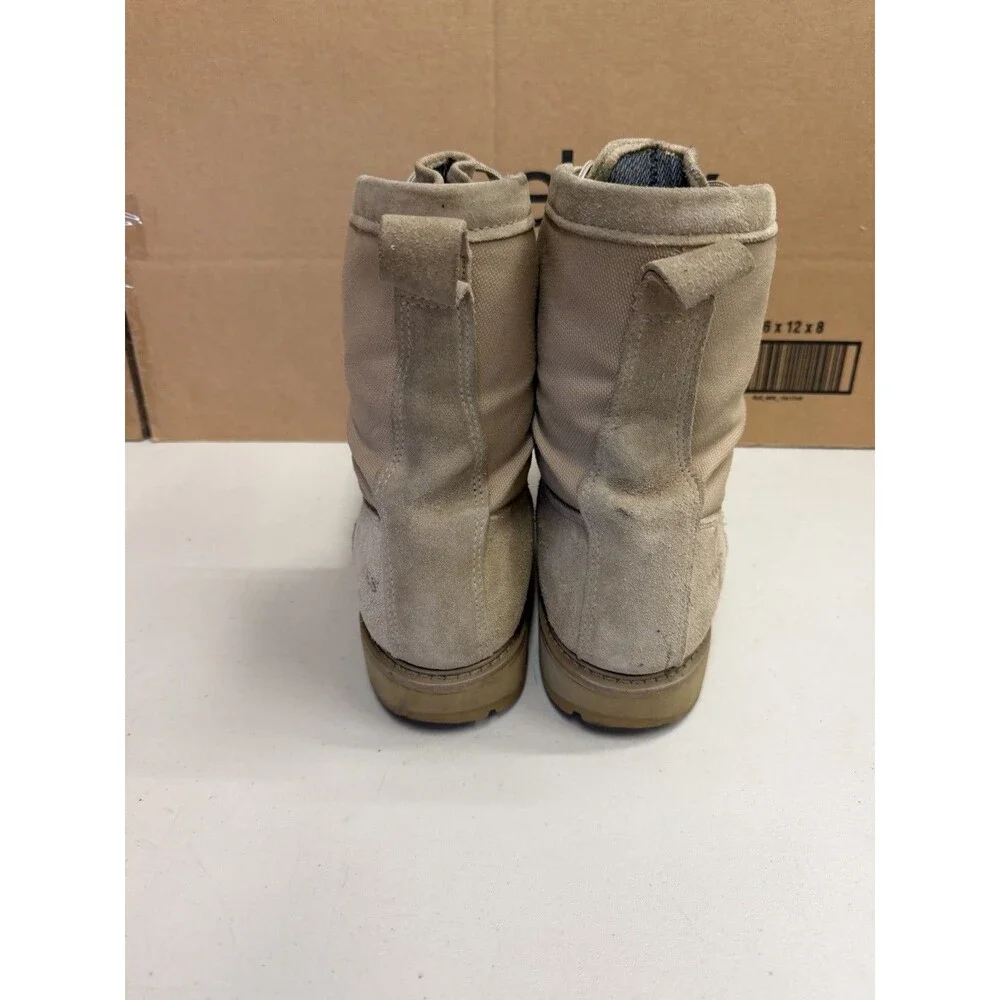 Bates Boots Mens Size 11.5 R Beige Suede Gore-Tex Combat Military E30500B